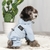 Cão gato roupas à prova dwaterproof água moda jaqueta para cães pequenos bulldog chihuahua cão capa de chuva reflexivo ajustável animal estimação macacão na internet