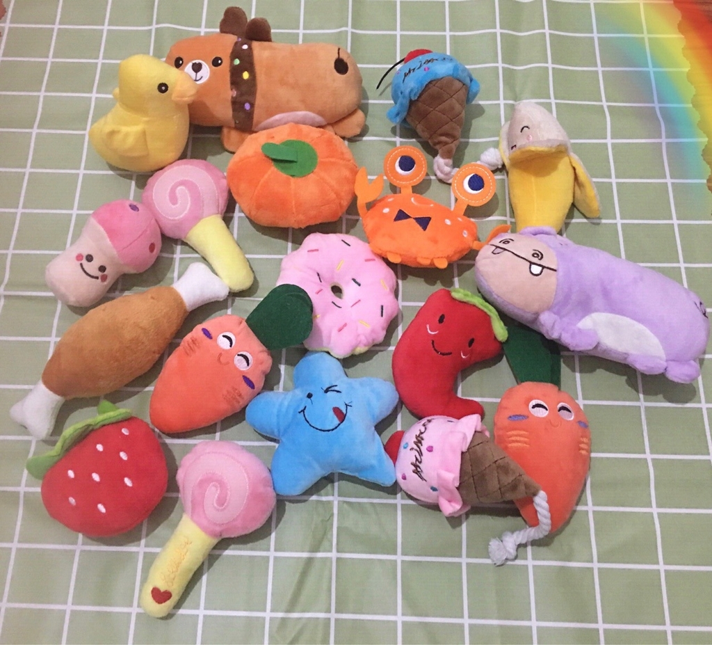 Brinquedo Plush Rosquinha Colors The Pet's