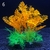 Imagem do 12 tipos de plantas artificiais decoração do aquário água ervas daninhas ornamento aquáticas planta tanque peixes grama decoração acessórios 14cm