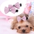 10 pçs cão de estimação gato hairpin polka dot diamante pet arco hairpin fita mista moda cão headwear