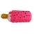Brinquedo interativo engraçado do cão de estimação mastigar borracha guinchado rosa picolé em forma de brinquedos para o gato filhote de cachorro do bebê cães sorvete mordida brinquedo molar na internet