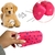 Brinquedo interativo engraçado do cão de estimação mastigar borracha guinchado rosa picolé em forma de brinquedos para o gato filhote de cachorro do bebê cães sorvete mordida brinquedo molar - loja online