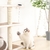 Imagem do Brinquedo interativo do gato moinho de vento portátil scratch escova de cabelo grooming derramamento massagem ventosa catnip gatos puzzle treinamento brinquedo