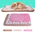 Cobertor macio do animal de estimação inverno cão gato cama esteira pé impressão quente dormir colchão pequeno médio cães gatos velo coral filhote de cachorro suprimentos - comprar online