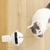 Brinquedo interativo do gato moinho de vento portátil scratch escova de cabelo grooming derramamento massagem ventosa catnip gatos puzzle treinamento brinquedo