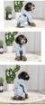 Cão gato roupas à prova dwaterproof água moda jaqueta para cães pequenos bulldog chihuahua cão capa de chuva reflexivo ajustável animal estimação macacão - loja online