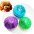 Imagem do Brinquedos do animal de estimação da bola da luz que afiam o cão brinca os molares do haltere mordem o cão interativo do gato do jogo limpo resistente da boca