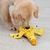 Brinquedo em formato de pato criativo de mastigar para cães e gatos