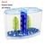Mini tanque de peixes aquário betta caixa transparente caixa de reprodução de peixes arcylic duplo guppies incubadora dupla camada - PET AND YOU