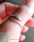 Anillo de plata serpiente con cubics negros