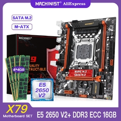 Imagem do KIT PLACA MAE X79 + PROCESSADOR XEON E5 2650 V2 LGA 2011 + DDR3 16GB