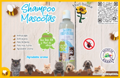 Shampoo Mascotas 250 ML Antipulgas y Garrapatas