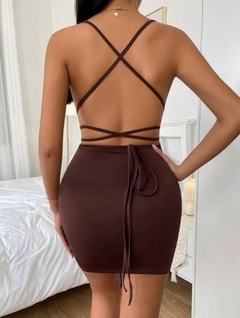 VESTIDO CHOCOLATE - tienda online