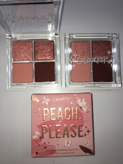 colourpop peach please shadow palette - comprar online