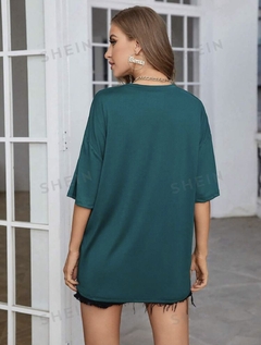 REMERA VERDE LOGO - comprar online