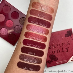 colourpop wine & only shadow palette - comprar online