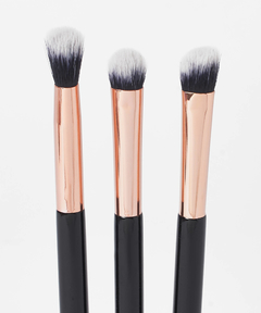 makeup revolution set de 3 brochas para ojos