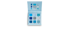 Paleta de sombras Makeup Obsession - Ocean Blues - Importado.mp