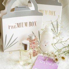 Box premium Jabón líquido + Crema corporal + Eau de TOILETTE | Touch AROMAS - Tienda de Aromas