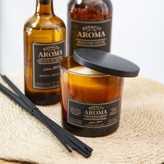 Vela aromática LINEA BLACK | ESPACIO AROMA - comprar online