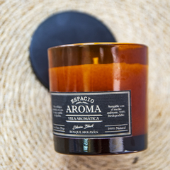 Vela aromática LINEA BLACK | ESPACIO AROMA en internet