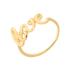 Anel Love Folheado em Ouro 18k - comprar online