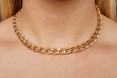 Choker Corrente Folheado em Ouro