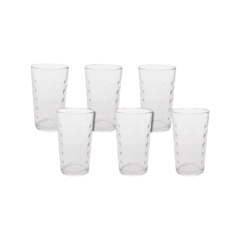 Set Vasos De Vidrio 6 Unidades Durax