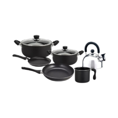 Set De Cocina Hudson Teflon Con Pava 6 Piezas Antiadherente