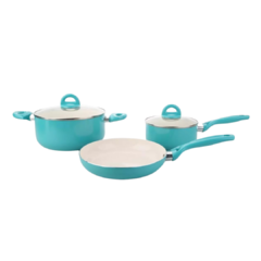 Set Cocina Revestida En Ceramica Antiadherente