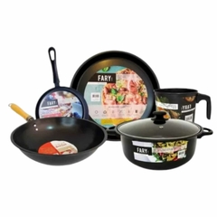 Set Fary Home Acero De Carbono Pizzera