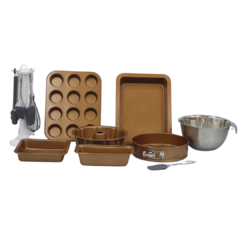 Kit Set Reposteria Y Utensilios Completo Antiadherente 12pz