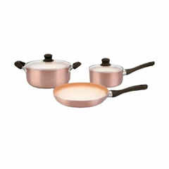 Bateria de Cocina Hudson Cobre Antiadherente 5pz