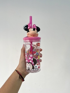 KM527 VASO CON FIGURINE MINNIE 360ML (092626516621)