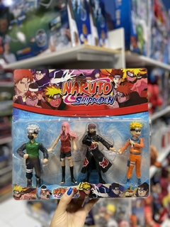 FIGURAS NARUTO SHIPPUDEN X4 EN BLISTER (6960168208172)