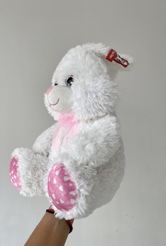 YS030051 PELUCHE CONEJO SENTADO CON MOÑO 38CM (7798036087906) - comprar online