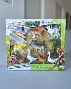 52286 MEGA CONJUNTO DE ANIMALES EN CAJA ANIMAL WORLD (7450077096414)