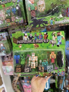 MINECRAFT EN BLISTER X6 C/ CUBOS (7894900000429)