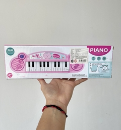 160334 ORGANO MUSICAL 34CM PIANO CON LUZ DOS COLORES (5016033400002)