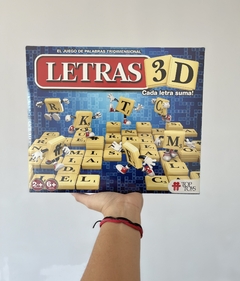 1106 LETRAS 3D EL JUEGO DE LAS PALABRAS TRIDIMENCIONAL (7796819011063)