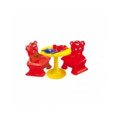 3061 JUEGO DE MESA Y SILLA OSITOS ROJA (7797161030610)