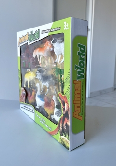 52286 MEGA CONJUNTO DE ANIMALES EN CAJA ANIMAL WORLD (7450077096414) - comprar online