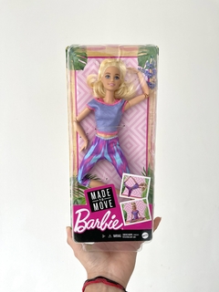 GXF04 MUÑECA BARBIE MADE TO MOVE CON ARTICULACIONES RUBIA (887961954951)