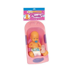 99383 BEBE PLASTISOL BEBU C/BAÑERA EN BOLSA (5009938300003)