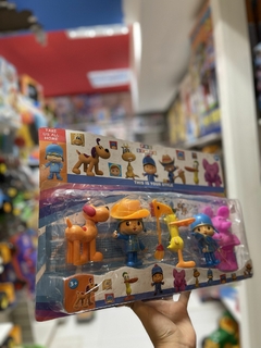 POCOYO EN BLISTER X6 PERSONAJES (7894902080368)