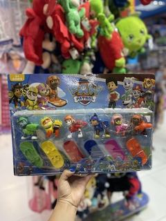 PAW PATROL EN BLISTER X6 C/ PATINETAS (6956806195102)