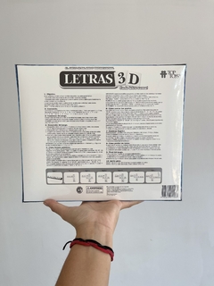 1106 LETRAS 3D EL JUEGO DE LAS PALABRAS TRIDIMENCIONAL (7796819011063) en internet