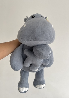 84954 PELUCHE HIPOPOTAMO C/ BEBE 45CM (4036215472261) - comprar online