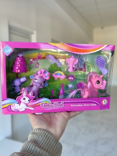 6508 DULCE PONY PEINADOS DIVERTIDOS EN CAJA X2 Y ACCESORIOS (7798197378110)