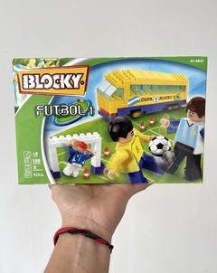 01-0621 BLOCKY FUTBOL 1 100 PIEZAS (7797336006211)